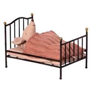 Maileg mice anthracite vintage bed New